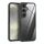 Per Samsung Galaxy S25 5G Custodia per telefono antiurto trasparente in acrilico+TPU (nero) Per Samsung Galaxy S25 5G Custodia per telefono antiurto trasparente in acrilico+TPU (nero)