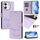 Per Tecno Spark 30 5G Smile Embossing RFID Custodia in pelle per telefono (viola chiaro) Per Tecno Spark 30 5G Smile Embossing RFID Custodia in pelle per telefono (viola chiaro)