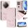 Per Honor X9c 5G Global Smile Embossing RFID Custodia in pelle per telefono (rosa) Per Honor X9c 5G Global Smile Embossing RFID Custodia in pelle per telefono (rosa)