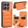 Per Xiaomi 14T Custodia per telefono con motivo a mucca e carta da cucito (arancione) Per Xiaomi 14T Custodia per telefono con motivo a mucca e carta da cucito (arancione)
