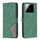 Per Xiaomi 15 Pro Custodia per telefono in pelle con fibbia magnetica e trama a rombi (verde) Per Xiaomi 15 Pro Custodia per telefono in pelle con fibbia magnetica e trama a rombi (verde)
