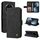 Custodia per telefono in pelle con bottoni in metallo e motivo albero della vita per Honor Magic7 Pro (nero) Custodia per telefono in pelle con bottoni in metallo e motivo albero della vita per Honor Magic7 Pro (nero)