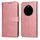 Custodia per telefono in pelle con texture di vitello classica per Honor Magic7 Pro (oro rosa) Custodia per telefono in pelle con texture di vitello classica per Honor Magic7 Pro (oro rosa)