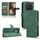 Custodia per telefono in pelle magnetica con chiusura magnetica For Honor Magic7 Skin Feel (verde)