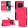 Custodia in pelle magnetica con chiusura a scatto per Honor Magic7 Pro Skin Feel (rosso rosa) Custodia in pelle magnetica con chiusura a scatto per Honor Magic7 Pro Skin Feel (rosso rosa)