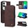 Per vivo Y19s Custodia in pelle con bottoni in metallo Life Tree Skin Feel (marrone) Per vivo Y19s Custodia in pelle con bottoni in metallo Life Tree Skin Feel (marrone)