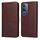 Per vivo Y19s Custodia per telefono in pelle con texture di vitello classica (marrone) Per vivo Y19s Custodia per telefono in pelle con texture di vitello classica (marrone)