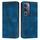 Per vivo Y19s Dream Triangle Custodia in pelle per telefono con cordino (blu)