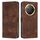 Custodia in pelle per telefono Honor X9c Dream Triangle con cordino (marrone) Custodia in pelle per telefono Honor X9c Dream Triangle con cordino (marrone)