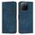Custodia per telefono in pelle con motivo a strisce per Honor X5b con cordino (blu) Custodia per telefono in pelle con motivo a strisce per Honor X5b con cordino (blu)