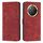 Per Honor X9c / X60 Pro Custodia in pelle con motivo a strisce Skin Feel con cordino (rosso) Per Honor X9c / X60 Pro Custodia in pelle con motivo a strisce Skin Feel con cordino (rosso)