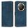 Per Honor X9c / X60 Pro Custodia in pelle con motivo a strisce Skin Feel con cordino (blu) Per Honor X9c / X60 Pro Custodia in pelle con motivo a strisce Skin Feel con cordino (blu)
