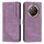 Per Honor X9c / X60 Pro Custodia in pelle con motivo a strisce Skin Feel con cordino (viola) Per Honor X9c / X60 Pro Custodia in pelle con motivo a strisce Skin Feel con cordino (viola)