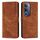 Per vivo Y19s Custodia in pelle con motivo a strisce Skin Feel con cordino (marrone) Per vivo Y19s Custodia in pelle con motivo a strisce Skin Feel con cordino (marrone)