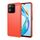 Custodia per telefono in TPU con texture spazzolata in fibra di carbonio per Honor X5b Plus (rosso) Custodia per telefono in TPU con texture spazzolata in fibra di carbonio per Honor X5b Plus (rosso)