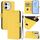 Per Tecno Spark 30 5G / Pova 6 Neo 5G Custodia in pelle tinta unita effetto pelle con cordino (giallo limone) Per Tecno Spark 30 5G / Pova 6 Neo 5G Custodia in pelle tinta unita effetto pelle con cordino (giallo limone)