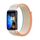 Per Huawei Band 8 cinturino in nylon intrecciato da 16 mm (bianco latte)