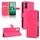 Per vivo iQOO Z9 5G Custodia per telefono in pelle con chiusura magnetica Global Skin Feel (rosso rosa) Per vivo iQOO Z9 5G Custodia per telefono in pelle con chiusura magnetica Global Skin Feel (rosso rosa)