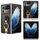 Per Tecno Phantom V Fold2 Custodia per telefono in pelle con cinturino posteriore (nero) Per Tecno Phantom V Fold2 Custodia per telefono in pelle con cinturino posteriore (nero)