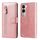 Per vivo V40 Lite 4G / 5G IDN Fashion Calf Texture Custodia in pelle con cerniera per telefono (oro rosa) Per vivo V40 Lite 4G / 5G IDN Fashion Calf Texture Custodia in pelle con cerniera per telefono (oro rosa)