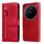 Per vivo X200 Custodia per telefono in pelle con cerniera e texture di vitello alla moda (rosso) Per vivo X200 Custodia per telefono in pelle con cerniera e texture di vitello alla moda (rosso)