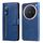 Per vivo X200 Pro mini Custodia per telefono in pelle con cerniera e texture di vitello alla moda (blu) Per vivo X200 Pro mini Custodia per telefono in pelle con cerniera e texture di vitello alla moda (blu)