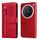 Per vivo X200 Pro mini Custodia per telefono in pelle con cerniera e texture di vitello alla moda (rosso) Per vivo X200 Pro mini Custodia per telefono in pelle con cerniera e texture di vitello alla moda (rosso)