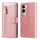 Per vivo Y19s Custodia per telefono in pelle con cerniera e texture di vitello alla moda (oro rosa) Per vivo Y19s Custodia per telefono in pelle con cerniera e texture di vitello alla moda (oro rosa)