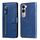 Per vivo Y19s Custodia per telefono in pelle con cerniera e texture di vitello alla moda (blu) Per vivo Y19s Custodia per telefono in pelle con cerniera e texture di vitello alla moda (blu)