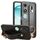 Custodia per telefono in pelle con cinturino For Honor Play9C (nero)