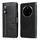 Custodia per telefono in pelle con cerniera e texture di vitello alla moda per Honor Magic7 Pro (nero) Custodia per telefono in pelle con cerniera e texture di vitello alla moda per Honor Magic7 Pro (nero)