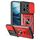 Per Tecno Camon 30S Custodia per fotocamera scorrevole TPU+PC (rosso)