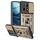 Per Tecno Camon 30S Custodia per fotocamera scorrevole in TPU+PC (oro)