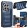 Per OnePlus 13 Custodia per telefono con motivo a mucca e carta da cucito (blu) Per OnePlus 13 Custodia per telefono con motivo a mucca e carta da cucito (blu)