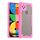 Per Google Pixel 5a Armor Glaze PC Hybrid TPU Custodia per telefono (rosa)