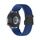 Cinturino per orologio in nylon intrecciato con bottone automatico da 22 mm (blu) Cinturino per orologio in nylon intrecciato con bottone automatico da 22 mm (blu)