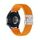 Cinturino per orologio in nylon intrecciato con bottone automatico da 22 mm (arancione) Cinturino per orologio in nylon intrecciato con bottone automatico da 22 mm (arancione)