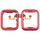 Per Apple Watch Series 6 44MM GPS in lega di alluminio con lunetta centrale e cavo flessibile per asse di rotazione della corona (rosso) Per Apple Watch Series 6 44MM GPS in lega di alluminio con lunetta centrale e cavo flessibile per asse di rotazione della corona (rosso)