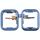 Per Apple Watch Series 7 45MM GPS in lega di alluminio con lunetta centrale e cavo flessibile per asse di rotazione della corona (blu) Per Apple Watch Series 7 45MM GPS in lega di alluminio con lunetta centrale e cavo flessibile per asse di rotazione della corona (blu)