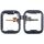 Per Apple Watch Series 7/8/9 41MM GPS in lega di alluminio con piastra per cornice centrale e cavo flessibile per asse di rotazione della corona (mezzanotte) Per Apple Watch Series 7/8/9 41MM GPS in lega di alluminio con piastra per cornice centrale e cavo flessibile per asse di rotazione della corona (mezzanotte)