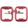 Per Apple Watch Series 7/8/9 41MM GPS in lega di alluminio con piastra per lunetta centrale e cavo flessibile per asse di rotazione della corona (rosso) Per Apple Watch Series 7/8/9 41MM GPS in lega di alluminio con piastra per lunetta centrale e cavo flessibile per asse di rotazione della corona (rosso)