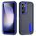 Per Samsung Galaxy S24 / S25 5G Custodia per telefono in silicone ibrido PC robusto con supporto (blu scuro + blu reale) Per Samsung Galaxy S24 / S25 5G Custodia per telefono in silicone ibrido PC robusto con supporto (blu scuro + blu reale)