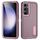 Per Samsung Galaxy S24+ / S25+ 5G Custodia per telefono in silicone ibrido PC robusto con supporto (viola+rosa) Per Samsung Galaxy S24+ / S25+ 5G Custodia per telefono in silicone ibrido PC robusto con supporto (viola+rosa)