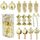 15 pezzi/set decorazioni per l'albero di Natale lecca-lecca vortici caramelle dipinte (oro) 15 pezzi/set decorazioni per l'albero di Natale lecca-lecca vortici caramelle dipinte (oro)
