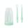 Spazzolino da denti per bambini in silicone alimentare + spazzolino per la lingua, spazzolino per la pulizia orale dei bambini, colore: verde Spazzolino da denti per bambini in silicone alimentare + spazzolino per la lingua, spazzolino per la pulizia orale dei bambini, colore: verde