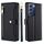 Per vivo Y100 5G IDN Sheep Texture Portafoglio a tracolla con cerniera in pelle Custodia per telefono (nero)