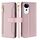 Per vivo S19 Pro Sheep Texture Cross-body Zipper Wallet Custodia in pelle per telefono (rosa) Per vivo S19 Pro Sheep Texture Cross-body Zipper Wallet Custodia in pelle per telefono (rosa)