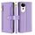 Per vivo S19 Pro Sheep Texture Cross-body Zipper Wallet Custodia in pelle per telefono (viola) Per vivo S19 Pro Sheep Texture Cross-body Zipper Wallet Custodia in pelle per telefono (viola)