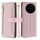 Per vivo X100s Sheep Texture Cross-body Zipper Wallet Custodia per telefono in pelle (rosa) Per vivo X100s Sheep Texture Cross-body Zipper Wallet Custodia per telefono in pelle (rosa)