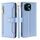 Per vivo Y28 4G Custodia per telefono in pelle con cerniera a tracolla con texture di pecora (blu) Per vivo Y28 4G Custodia per telefono in pelle con cerniera a tracolla con texture di pecora (blu)